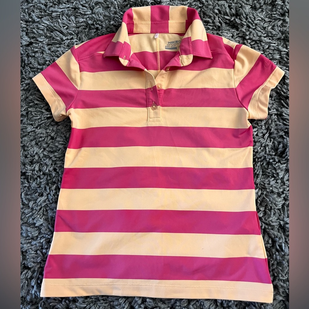 Nike Golf Girls Sz Small Polo
